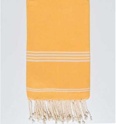 Fouta Mykonos jaune moutarde Fouta Tunisia - 2