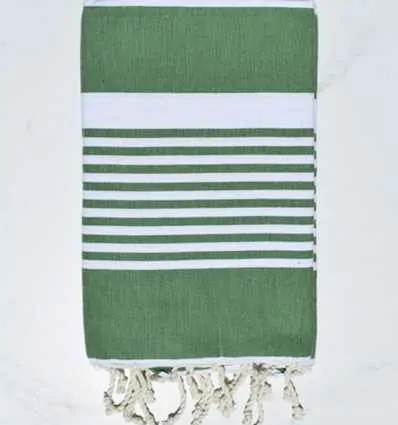 Fouta arthur vert gazon Fouta Tunisia - 1