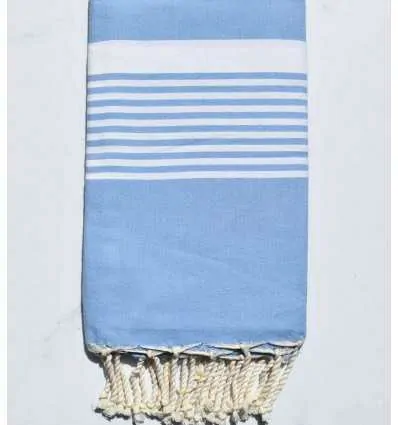 Fouta arthur bleu clair Fouta Tunisia - 2