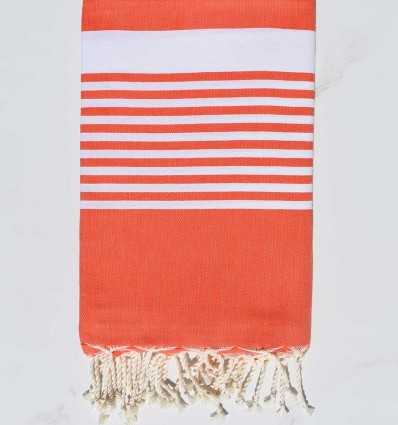 Fouta Arthur orange Fouta Tunisia - 1