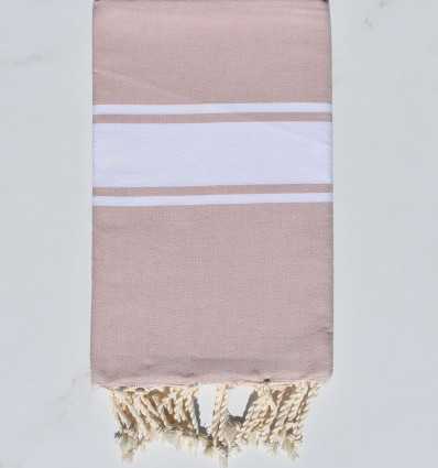 Fouta Plate  rose thé Fouta Tunisia - 1