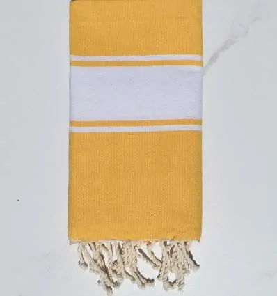 Fouta enfant plate jaune Fouta Tunisia - 1