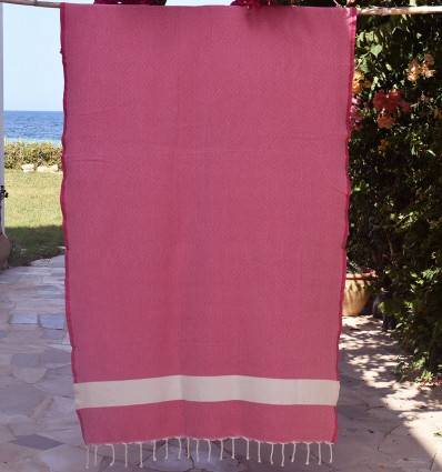 Fouta Diamant fuchsia Fouta Tunisia - 1